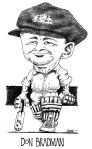 Don Bradman Illustration