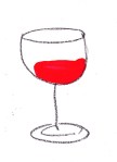 line wine glass