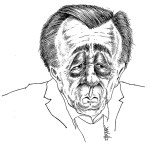 Robert Mitchum Illustration