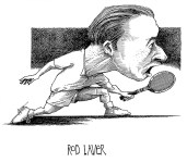 Rod Laver Illustration