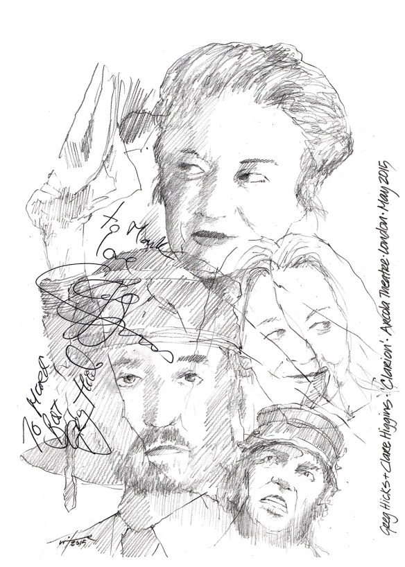 Clare Higgins and Greg Hicks