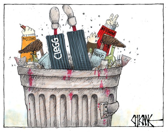 election rubbish bin