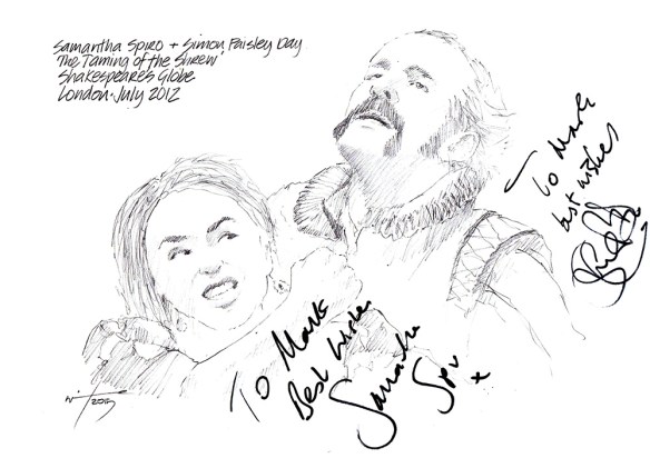 Samantha Spiro Simon Paisley Day The Taming of the Shrew