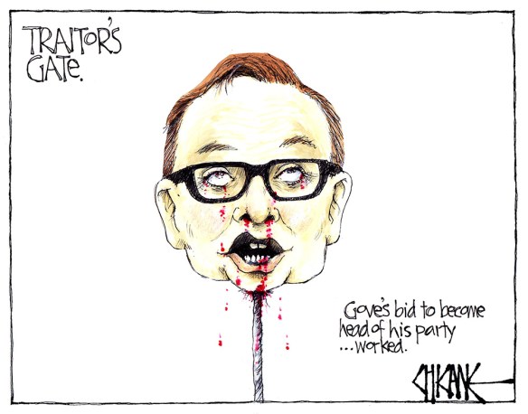gove traitors gate