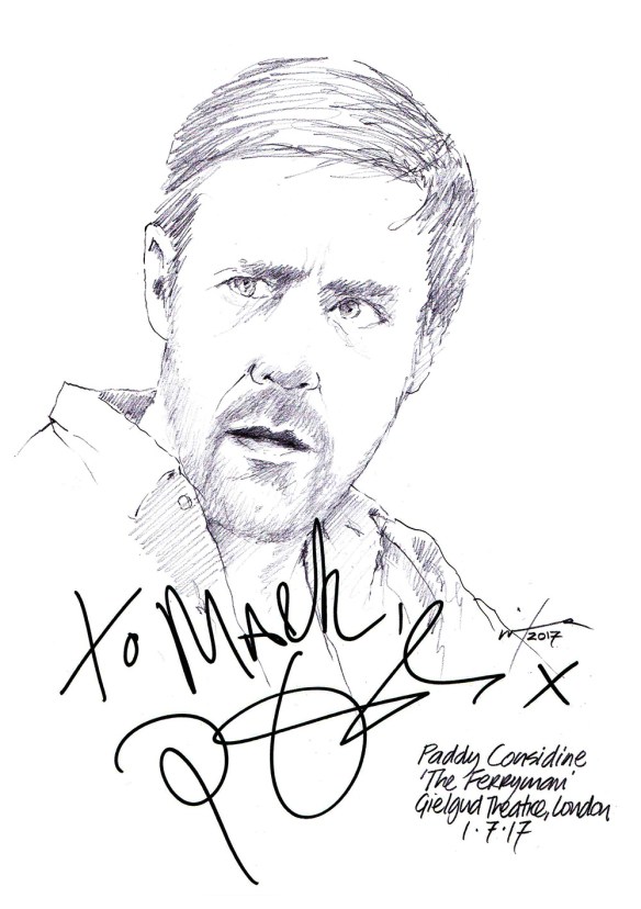 Paddy Considine Drawing