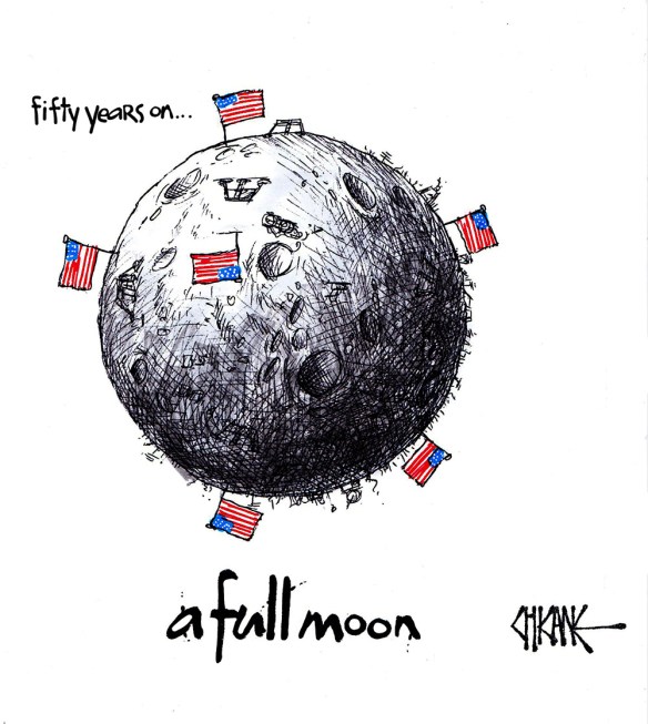 Moon Landing Cartoon