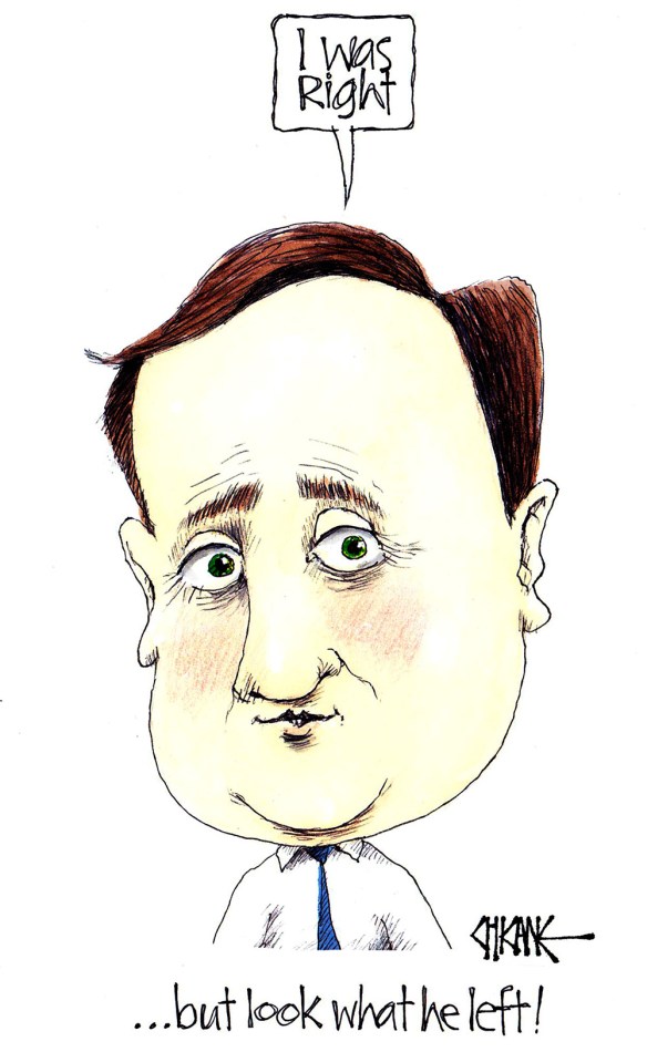 David Cameron Brexit Cartoon 